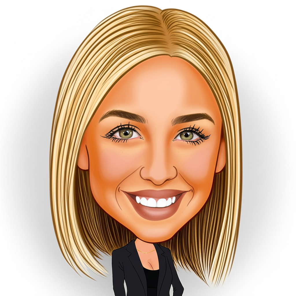 Madeline Wist caricature