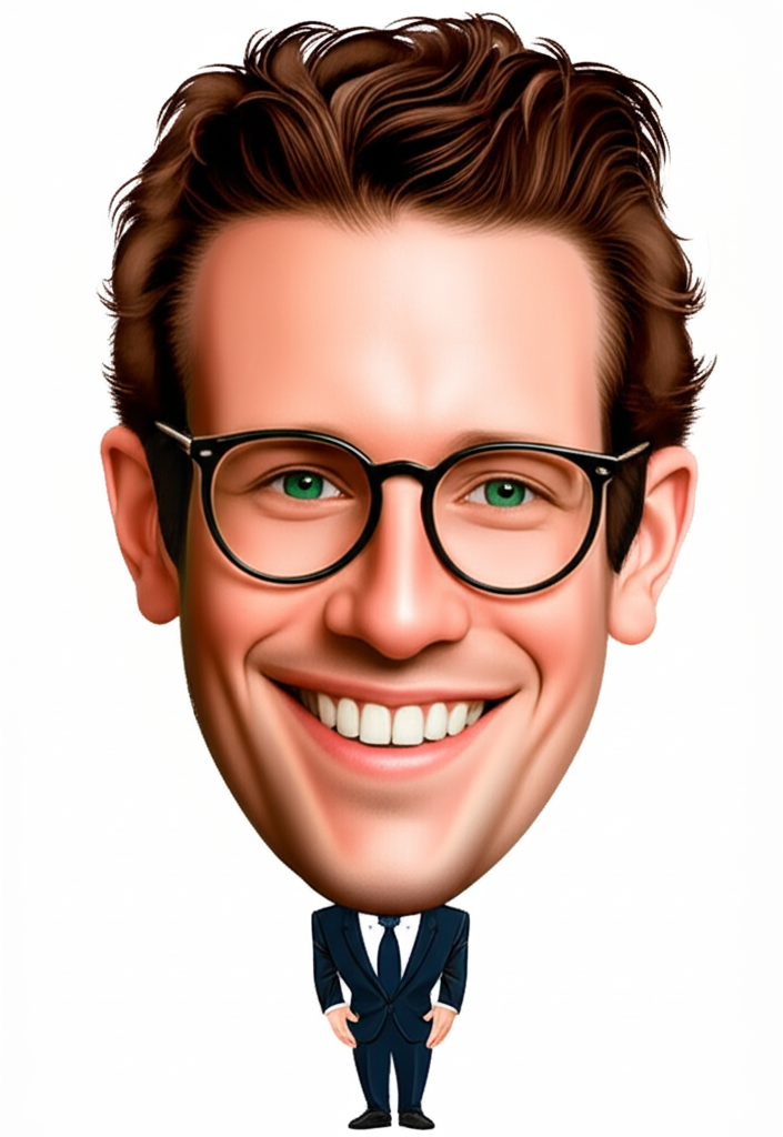 Mathew Powles caricature