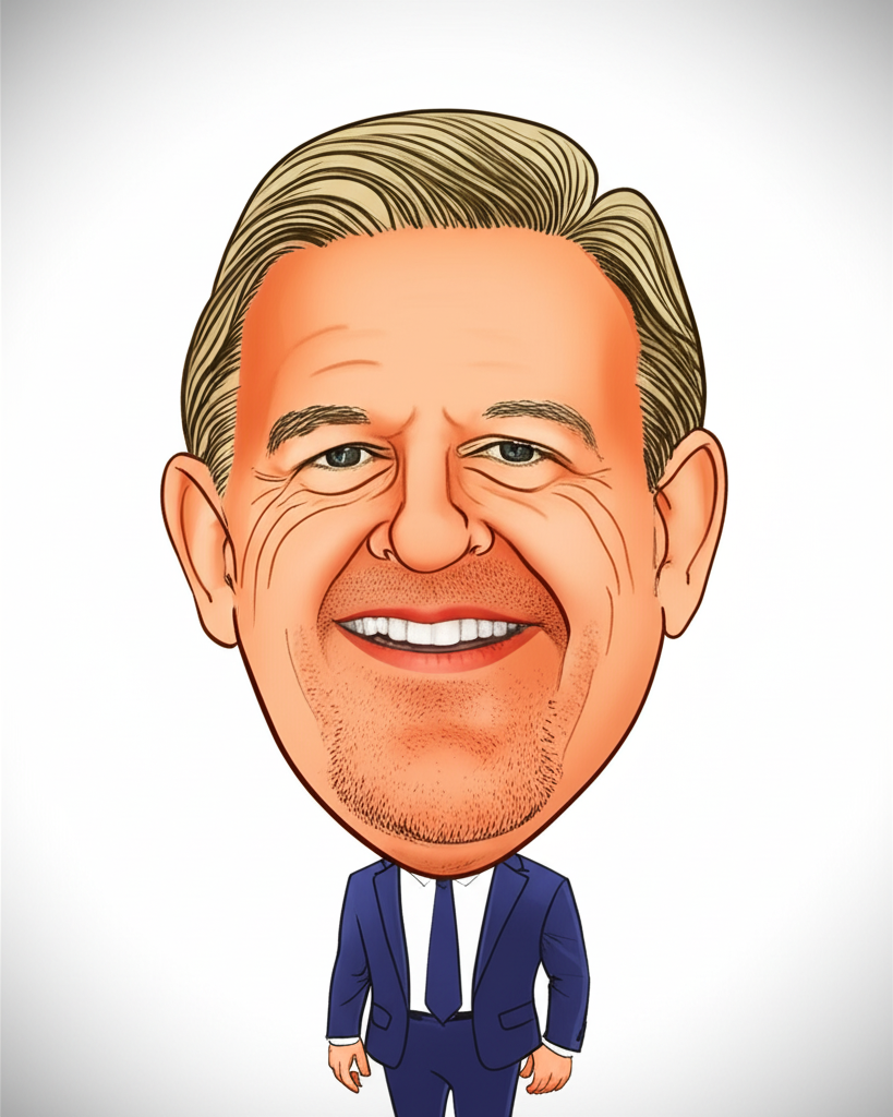 Scott Gemmell caricature
