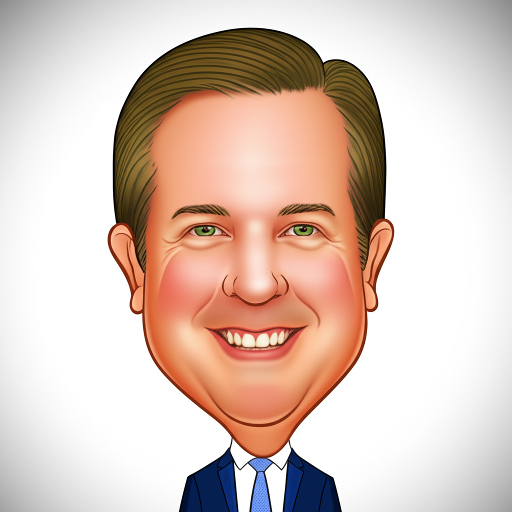 Cameron Crouch caricature