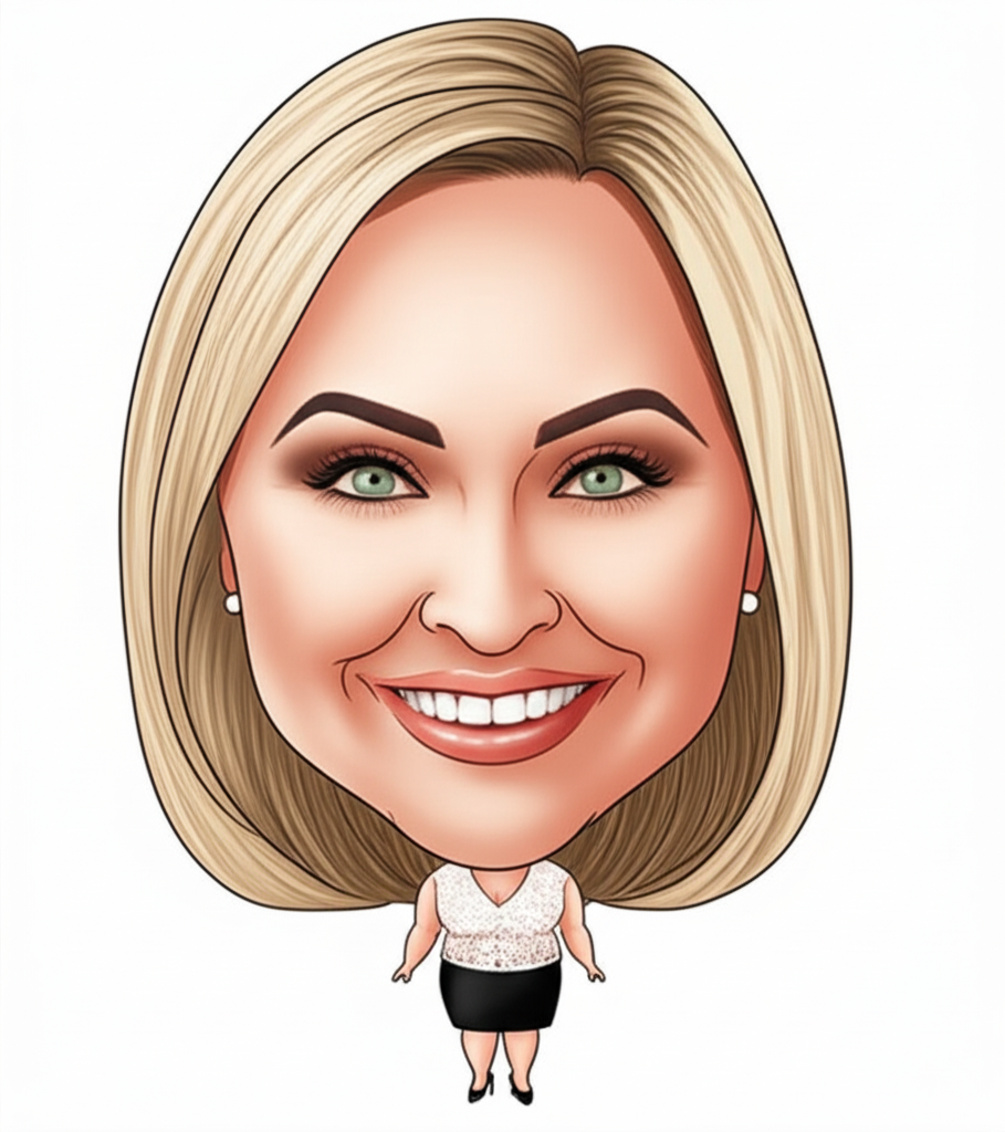 Mirelle Macdonald caricature